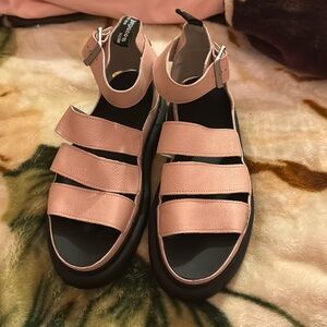 Doc Martens Clarissa II Quad Pink Platform Sandals Women's 10